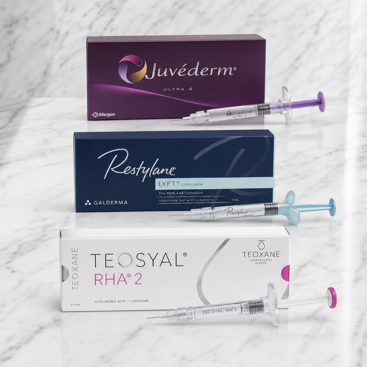玻尿酸三大品牌比較 Juvederm Restylane Teosyal