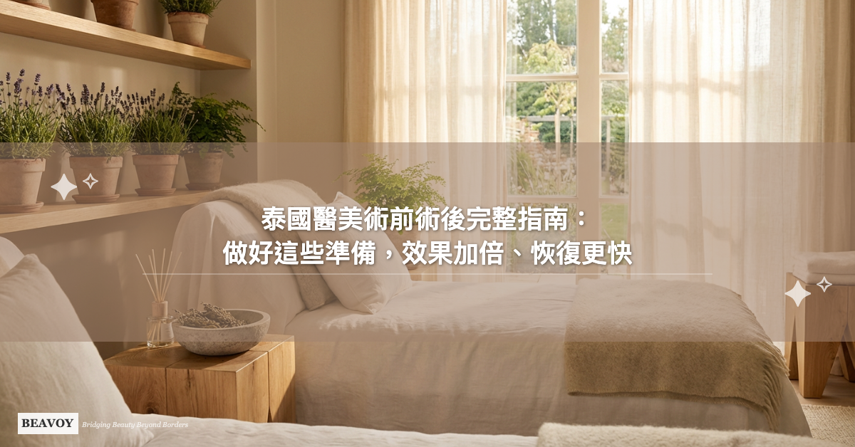 泰國醫美術前術後完整指南:做好這些準備,效果加倍、恢復更快